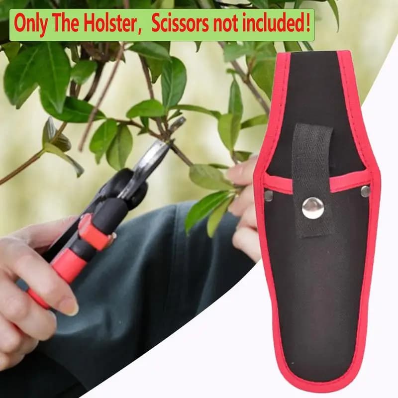1PC Pruner Holster Gardening Pruning Shears Cover Garden Scissors Waist Bag Garden Scissors Case Trimming Holster Tools Belt