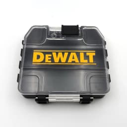 DEWALT TSTAK Mini Tough Case Black Small Stackable Removable Tool Box Storage Drill Bits Tool Accessories Box 2-PCS