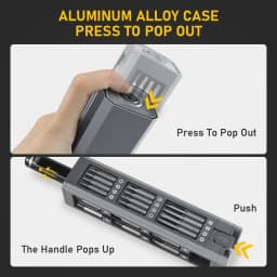 Glacok S6 MAX 5-Speed Torque Precision Electric Screwdriver Set DIY 3.7V Rechargeable Screwdriver iPhone Disassembly Repair Tool