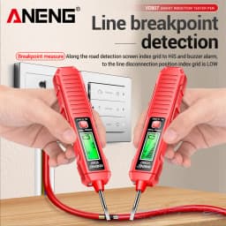 ANENG VD807 One-word Induction Tester Portable 50/60Hz Smart Electric Pen NCV Sensor AC 12-300V Non-contact Wire Detector Tools