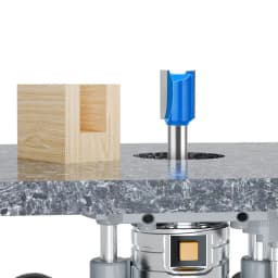 Slotting Straight Router Bit Set 8mm Shank Double-edged Carpenter Milling Cutter for Wood 6-20mm Cutting Dia Woodworking Tools