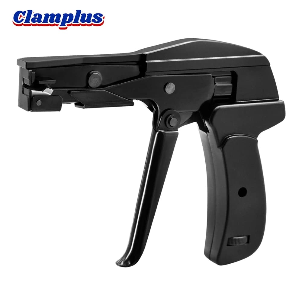 SJ-800A Aluminum Alloy Cable Ties Gun 1.8-6.5mm Wide Range,Ratchet Zip Tie Tool For Nylon Straps,Hand Tool Wire Tying Pliers
