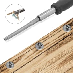 11Pcs Torx Screwdriver Bit Set 1/4 Inch Professional Magnetic Star S2 Steel Hex Shank Tough Torx Star Hex Security Security Set