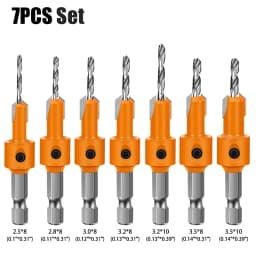 Hex Shank HSS Woodworking Countersink Router Bit Screw Extractor Remon Demolition for Wood Milling Cutter