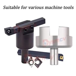 C12-40-10-5 Flying Knife Disc Plane Adjustable Size SCLCL Cutter Shank Lathe Machining Center Tools CCGT060204-AK Milling Insert