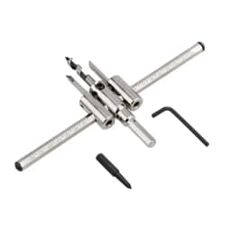 Nickel Plated Aircraft Hole Opener 120/200/300mm Household DIY Adjustable Integrated Ceiling Woodworking Hole Expanding Drill