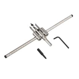 Nickel Plated Aircraft Hole Opener 120/200/300mm Household DIY Adjustable Integrated Ceiling Woodworking Hole Expanding Drill