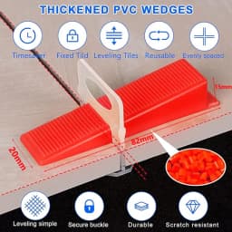 50-500Pcs Reusable Tile Leveling System Wedges Clips Tiling Ceramic Insert Spacers Tiling Floor Wall Carrelage Laying Wedges