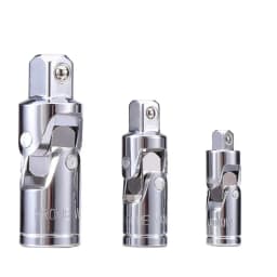 Universal Joint Set Socket Ratchet Wrench Adapter 1/4" 3/8" 1/2" Extension Bar Adapter Crv Steel Auto Repair Tools Accessories