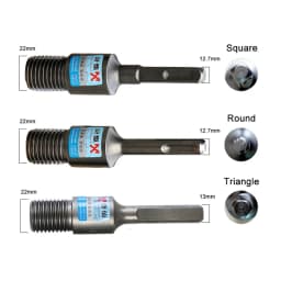 M22 SDS Plus Drill Bit Adapter Connectors For Electric Hammer Electric Drill Converter Diamond Core Drill Bits Interface Adapter