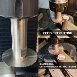 XCAN 60/63mm Slitting & Slotting Saw Blade HSS Steel Circular Saw Blade Cutting Disc for CNC Slitting Machine PVC Cutting Tool