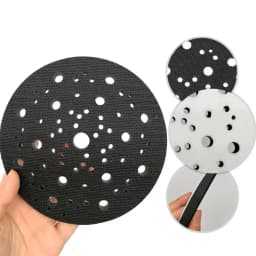 6" 150mm Interface Pads Hook & Loop Protection Pad 70 Hole Soft Sponge Pad For Sander Polishing & Grinding