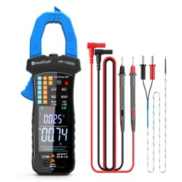 Holdpeak 7200D Auto-Select & Auto-Range, 60A/400A True-RMS Digital AC/DC Clamp Meter Can Auto-Select DC & AC Voltage, AC Current
