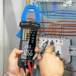 Holdpeak 7200D Auto-Select & Auto-Range, 60A/400A True-RMS Digital AC/DC Clamp Meter Can Auto-Select DC & AC Voltage, AC Current