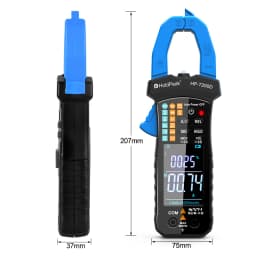 Holdpeak 7200D Auto-Select & Auto-Range, 60A/400A True-RMS Digital AC/DC Clamp Meter Can Auto-Select DC & AC Voltage, AC Current