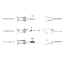 Multimeter Probe Hook 4mm Threaded Socket Smd Ic Clamp Spring Damage Test Gilding Suitable For Test Lead 2mm/4mm/M4 Interface