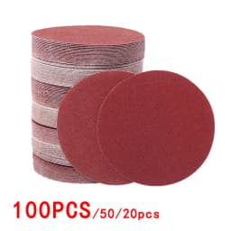 100-125-150-180mm Sanding Paper Set 3-4-5-6-7 Inches 40-60-80-120-2000 Grid Metal Polished Woodworking Tools Dremel Accessories
