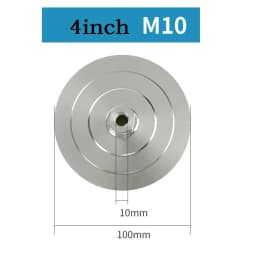 1Pc Diamond Polishing Pad 3/4inch Backer Pad Aluminum Base Backing Holder M14 M10 M16 Thread Connector Rod For Polisher Tools