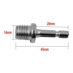 1Pc Diamond Polishing Pad 3/4inch Backer Pad Aluminum Base Backing Holder M14 M10 M16 Thread Connector Rod For Polisher Tools