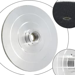 1Pc Diamond Polishing Pad 3/4inch Backer Pad Aluminum Base Backing Holder M14 M10 M16 Thread Connector Rod For Polisher Tools