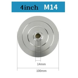 1Pc Diamond Polishing Pad 3/4inch Backer Pad Aluminum Base Backing Holder M14 M10 M16 Thread Connector Rod For Polisher Tools