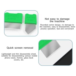 RELIFE TD1-A TD1-B Screen Frame Disassembly Blades Set for Cellphone Tablet No Deformation Anti-slip Chip CPU Tinning Tool