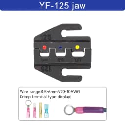 1pcs Crimping Pliers Jaw YF Pliers 9 Inches For Spring Insert, Pre-Insulated, Waterproof, Tube Type, Coaxial Cable Termination
