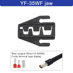 1pcs Crimping Pliers Jaw YF Pliers 9 Inches For Spring Insert, Pre-Insulated, Waterproof, Tube Type, Coaxial Cable Termination