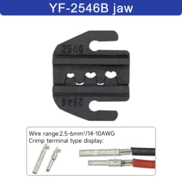 1pcs Crimping Pliers Jaw YF Pliers 9 Inches For Spring Insert, Pre-Insulated, Waterproof, Tube Type, Coaxial Cable Termination