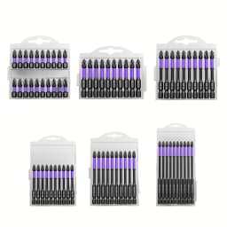 10/20PCS Magnetic Batch Head PH2 Cross Screwdriver Set Impact Drill Bit Screw Alloy Steel Non-slip Cross Screwdriver 25mm/150mm