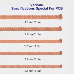 MECHANIC R350 1.0 1.5 2.0 2.5 3.0 3.5 4.0mm Powerful Solder Wick Electric PCB Board Tin Absorption Pure Copper Desoldering Braid
