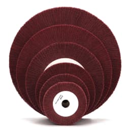 100/125/150/200/250/300mm Non-Woven Polishing Wheel Nylon Flap Brush  Wheel Metal Cleaning Rust Removal Grinding Sbrasive Tool