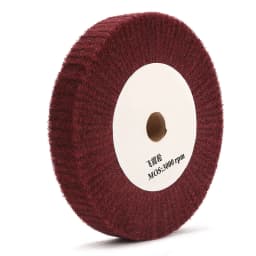 100/125/150/200/250/300mm Non-Woven Polishing Wheel Nylon Flap Brush  Wheel Metal Cleaning Rust Removal Grinding Sbrasive Tool
