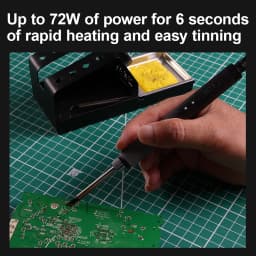 GVDA Electric Soldering Iron Welding Tool Ceramic Heater Welding Solder Rework Station Repair Heat Pencil Portable Soldering Pen