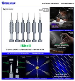 6Pcs Mechanic IShell MAX High Hardness Precision Screwdriver Torx Cross for iPhone Tablet Android Bottom Dismantling Tool