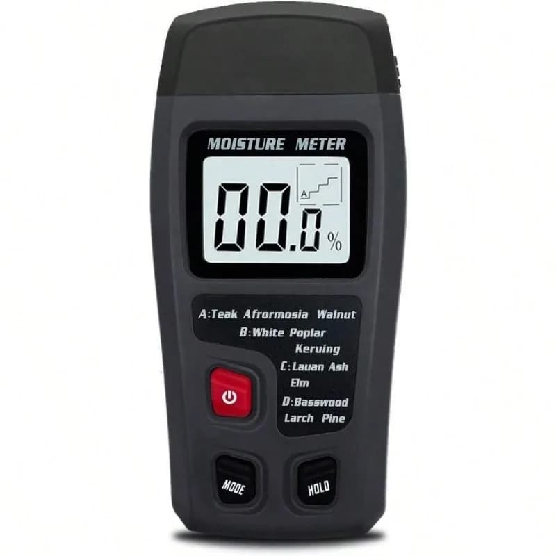 Digital Wood Moisture Meter Wood Humidity Tester Hygrometer Timber Damp Detector Large LCD Display