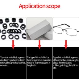 Digital Shore Type A/O/D Rubber Tire Durometer Hardness Tester Meter 0-100 HA Sclerometer Hardness Tester