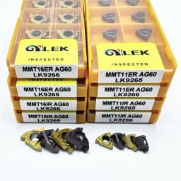 MMT 11ER 16ER 22ER AG60 Thread Turning Tool Carbide Insert Steel Processing CNC Metal Lathe Tool Cutting Turning Insert