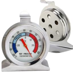 Stainless Steel Mini Fridge Thermometer Temperature Sensor High Precision Fridge Freezer For Home Kitchen