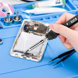 JCD 80W Electric Soldering Iron Kit LCD Display Temperature Adjustable 220V 110V Welding Tools Set Soldering Tips Rework Station