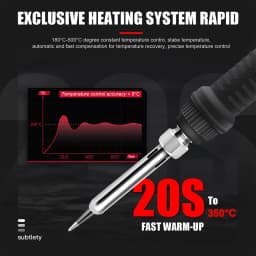 JCD 80W Electric Soldering Iron Kit LCD Display Temperature Adjustable 220V 110V Welding Tools Set Soldering Tips Rework Station