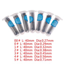 100 Pcs Insect Pins Specimen Needle Stainless Steel with Plastic Box for School Lab Entomology Body Dissection Insect Needle