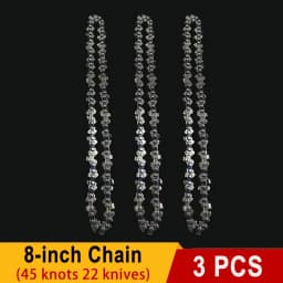 Chain for Mini Chainsaw 8 Inch 1/4"P Electric Saw 45 knots 22 knives Saw Blade Wireless Mini Saw Bar Chain Guid Logging Chainsaw