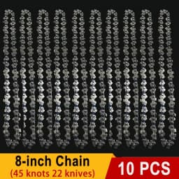 Chain for Mini Chainsaw 8 Inch 1/4"P Electric Saw 45 knots 22 knives Saw Blade Wireless Mini Saw Bar Chain Guid Logging Chainsaw