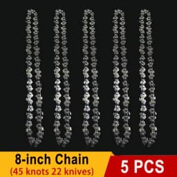 Chain for Mini Chainsaw 8 Inch 1/4"P Electric Saw 45 knots 22 knives Saw Blade Wireless Mini Saw Bar Chain Guid Logging Chainsaw
