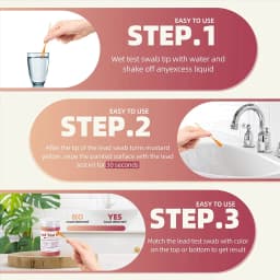 Lead Test Kit Swabs - Lead Paint Test Kit, Lead Check Swab for Home Use, Test Results in 30 Seconds (60PCS)