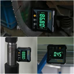 SHANHR Digital Level Box and Angle Finder (Magnetic Base & LCD Display) for Woodworking and Accurate Table/Miter Saw