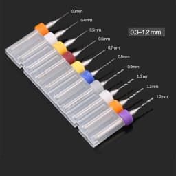 10pcs/50pcs 0.1mm to 3.175mm PCB Mini Drill Bit Tungsten Steel Carbide for Print Circuit Board CNC Drill Bits Machine