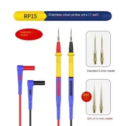 MECHANIC RP4 Multimeter Pen 1000V 20A Stainless Steel Digital Multimeter Ultra Fine Point Needle Soft Test Probe P40
