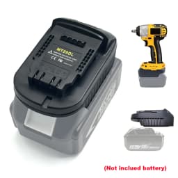 Battery Adapter MT20DL Converter for Makita 18V Li-ion Battery to Dewalt 18V/20V Li-ion Battery Adapter